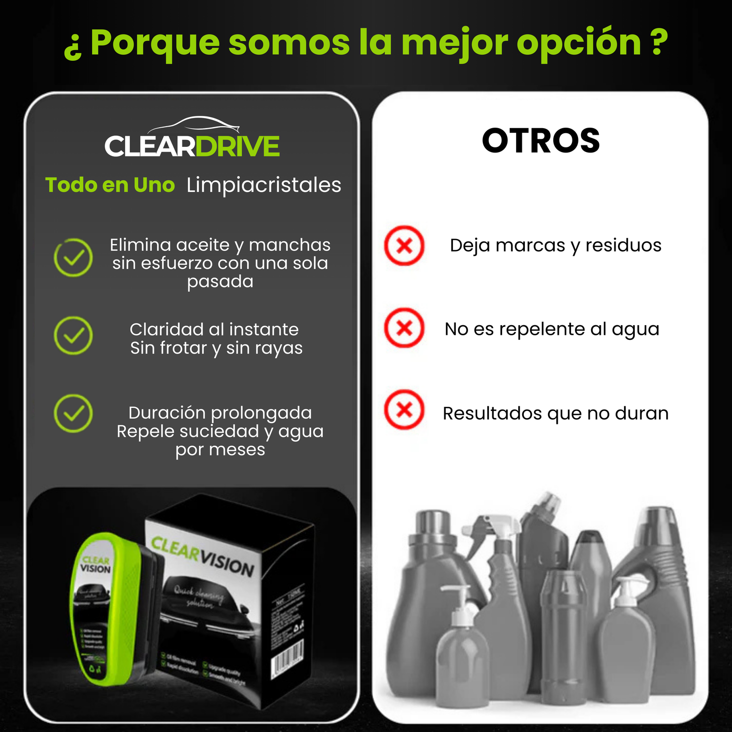 ClearDrive™ Visión mejorada y segura